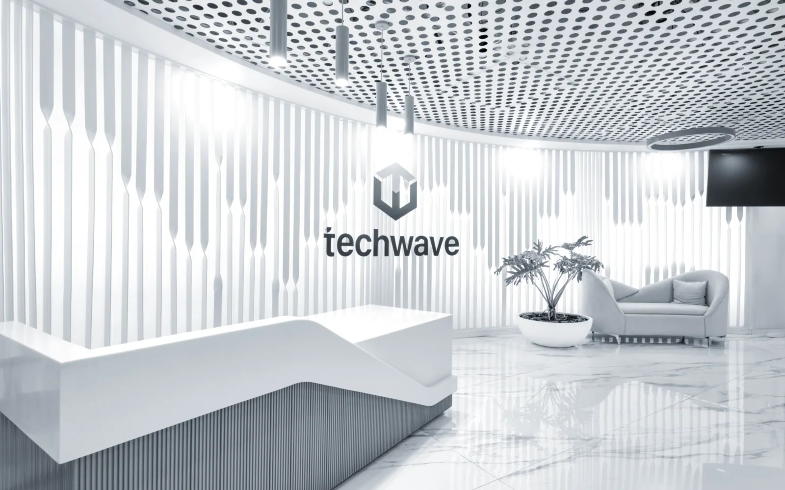 Techwave · Workspace floor — render