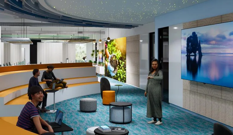 Bayer Science and Innovation — Bengaluru corporate office interior by Pencil Sketch Design Studio — view 3