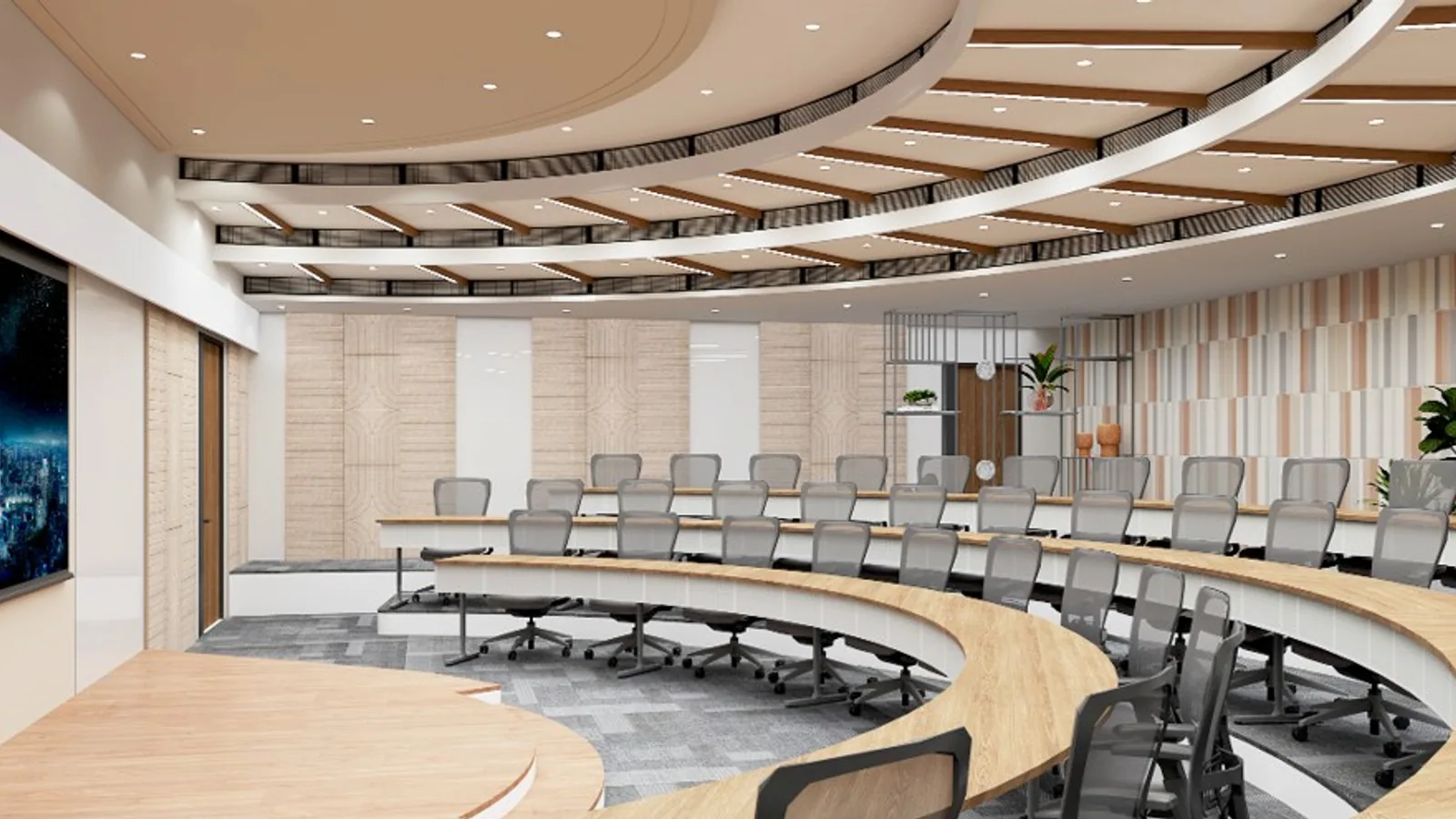 CCC Global — Hyderabad corporate office interior by Pencil Sketch Design Studio — view 3