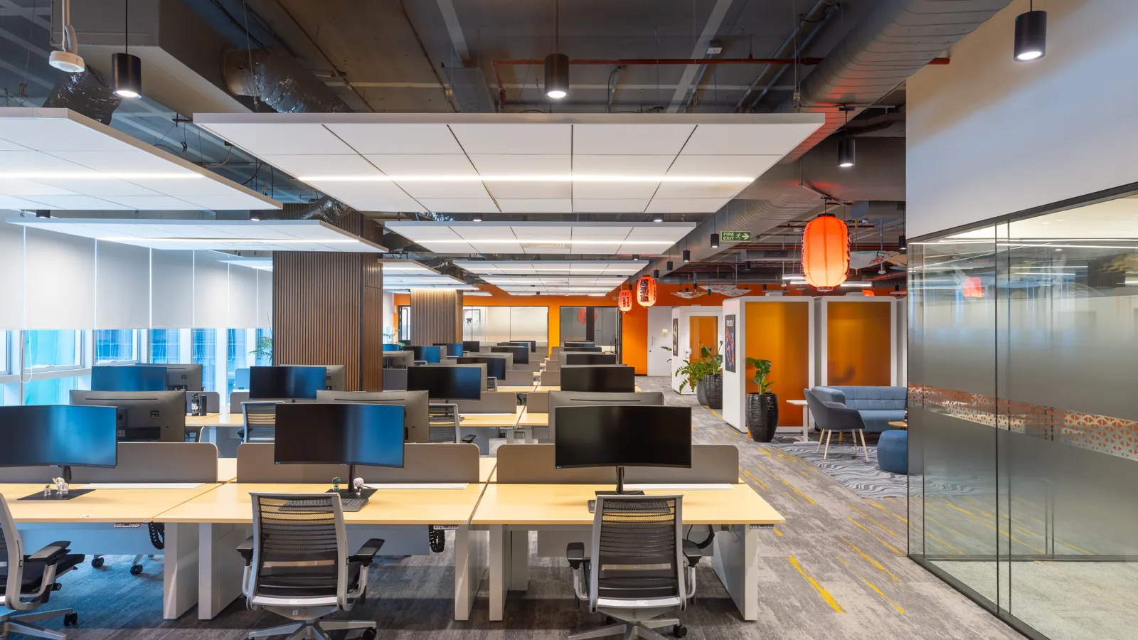 Crunchyroll India Office — Hyderabad corporate office interior by Pencil Sketch Design Studio — view 3