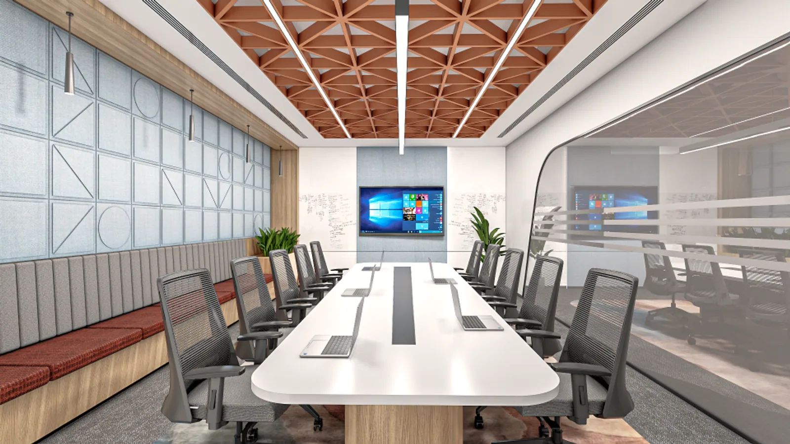 Innovan Technologies — Hyderabad corporate office interior by Pencil Sketch Design Studio — view 3