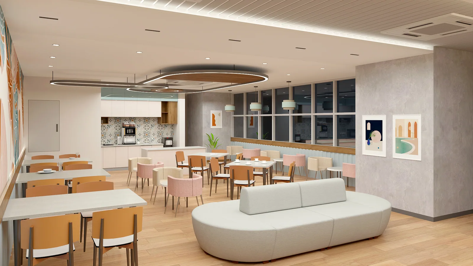 Monocept Consulting — Hyderabad corporate office interior by Pencil Sketch Design Studio — view 1